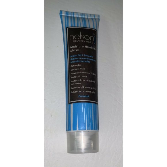 NEW NELSON J Moisture Healing Mask Argan Oil Coconut Travel Size 1 oz / 30 mL - Picture 1 of 2
